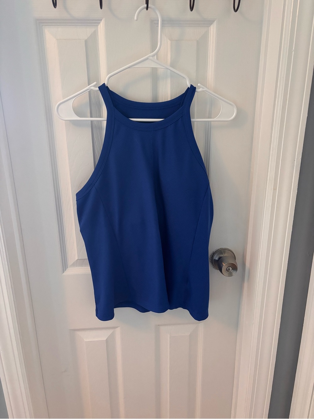Women’s Royal Blue High Neck Active Tank